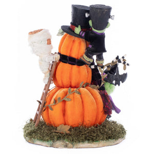 Katherine's Collection Ghouls Building Pumpkin Man