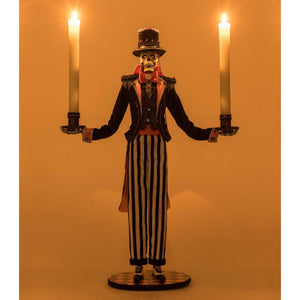 Katherine's Collection Macabre Skeleton Candelabra