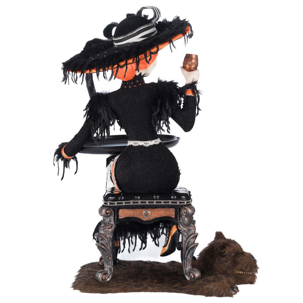 Load image into Gallery viewer, Katherine&#39;s Collection Mrs. Macabre with Serving Tray
