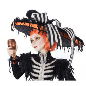 Katherine's Collection Mrs. Macabre with Serving Tray