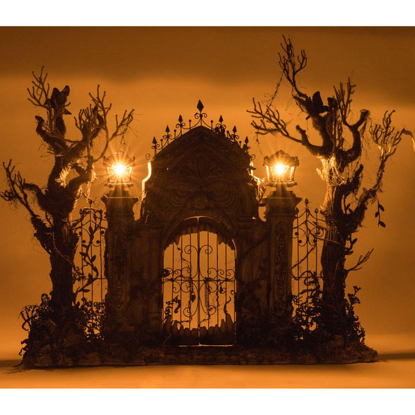 Load image into Gallery viewer, Katherine's Collection Macabre Mansion Gates
