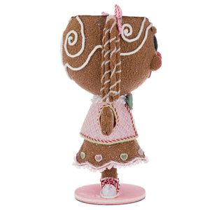 Katherine's Collection Sugar E. Sweet Gingerbread Girl Candy Container