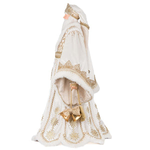 Katherine's Collection Golden Leaf Santa Doll