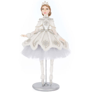 Katherine's Collection Selena Silver Ballerina Doll