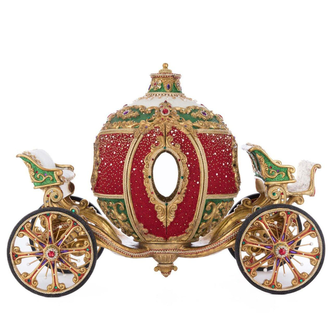 Katherine's Collection Christmas Ball Ornament Carriage