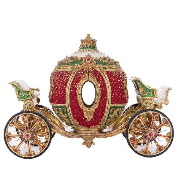 Load image into Gallery viewer, Katherine&#39;s Collection Christmas Ball Ornament Carriage
