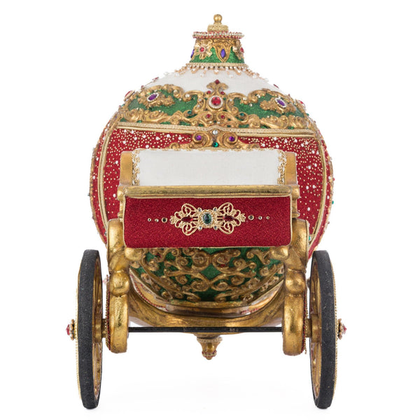 Load image into Gallery viewer, Katherine&#39;s Collection Christmas Ball Ornament Carriage
