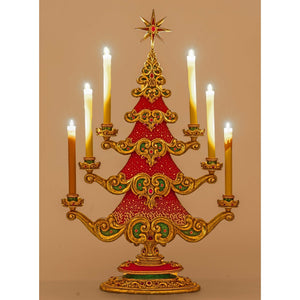 Katherine's Collection Christmas Ball Tree with Candles