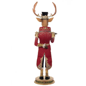 Katherine's Collection Christmas Ball Reindeer Butler 48-Inch