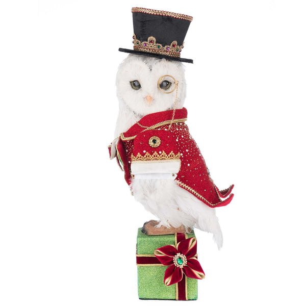 Load image into Gallery viewer, Katherine&#39;s Collection Christmas Ball Owl Tabletop

