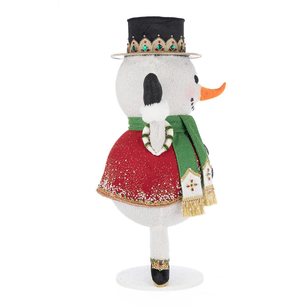 Load image into Gallery viewer, Katherine&#39;s Collection Christmas Ball Snowman Candy Container

