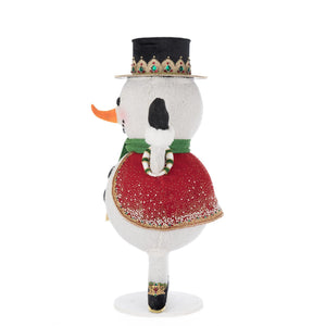Katherine's Collection Christmas Ball Snowman Candy Container