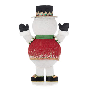 Katherine's Collection Christmas Ball Snowman Candy Container