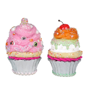 Katherine's Collection Sticky Sweet Crazy Eyes Cupcakes Assortment of 2