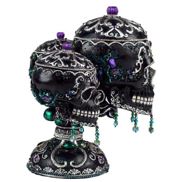 Load image into Gallery viewer, Katherine's Collection Tri-Skull Candy Bowls
