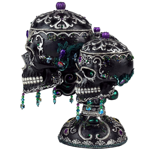 Load image into Gallery viewer, Katherine's Collection Tri-Skull Candy Bowls
