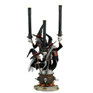 Katherine's Collection Witchy Witches Candelabra