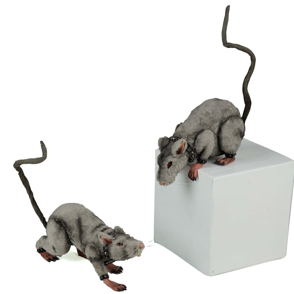 Load image into Gallery viewer, Katherine's Collection Tabletop and Ledge Hanging Rats Assortment of 2
