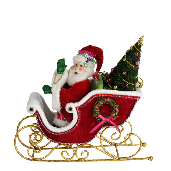 Load image into Gallery viewer, Katherine's Collection Papa Noel with Sleigh Tabletop

