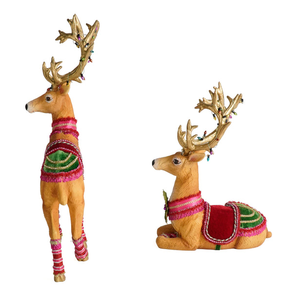 Load image into Gallery viewer, Katherine's Collection Marvelous Sitting and Standing Deer Assortment of 2
