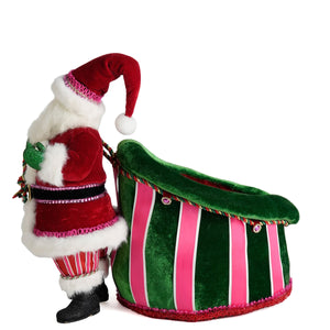 Katherine's Collection Papa Noel and Bag Candy Holder