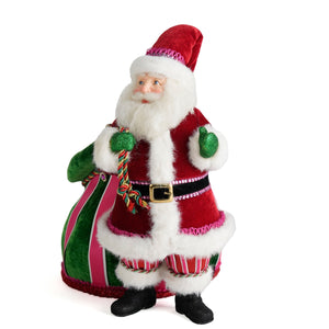 Katherine's Collection Papa Noel and Bag Candy Holder
