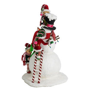 Katherine's Collection Merry Snowman With Elves