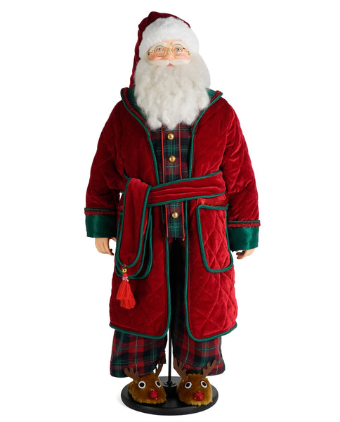 Load image into Gallery viewer, Katherine's Collection Merry and Magnificent Santa in PJs 32 - Inch
