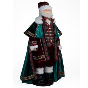 Katherine's Collection Christopher Tidings Santa Doll 32-Inch