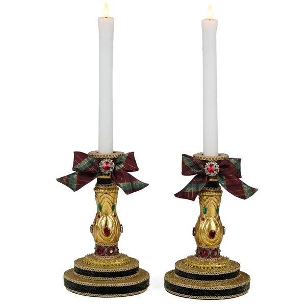 Load image into Gallery viewer, Katherine's Collection Timeless Candlesticks Set of 2
