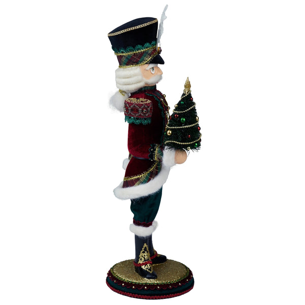 Load image into Gallery viewer, Katherine's Collection Nutcracker with Tree Tabletop
