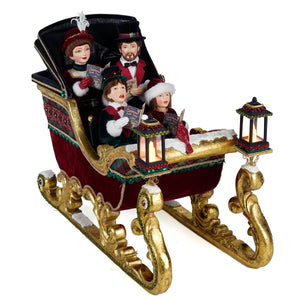 Katherine's Collection Timeless Carolers in Sleigh