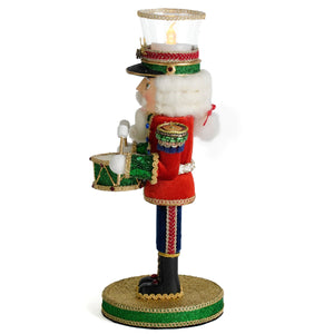 Katherine's Collection Drumming Nutcracker Votive Holder