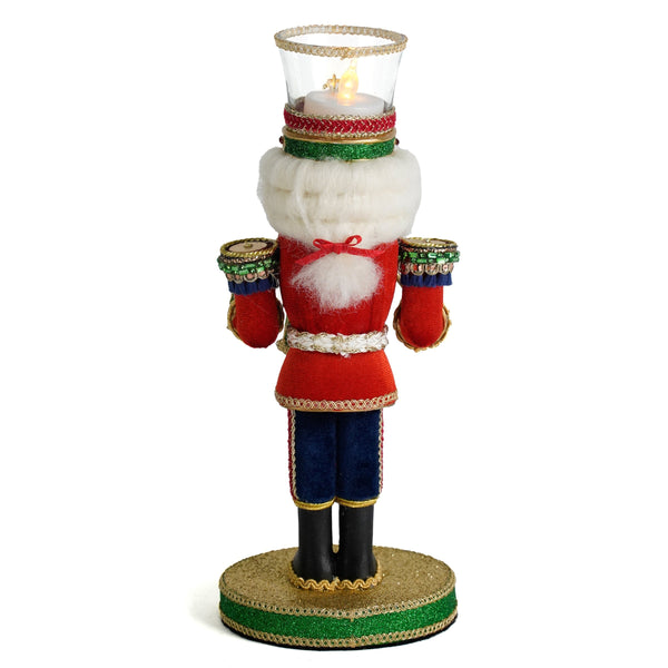Load image into Gallery viewer, Katherine's Collection Drumming Nutcracker Votive Holder
