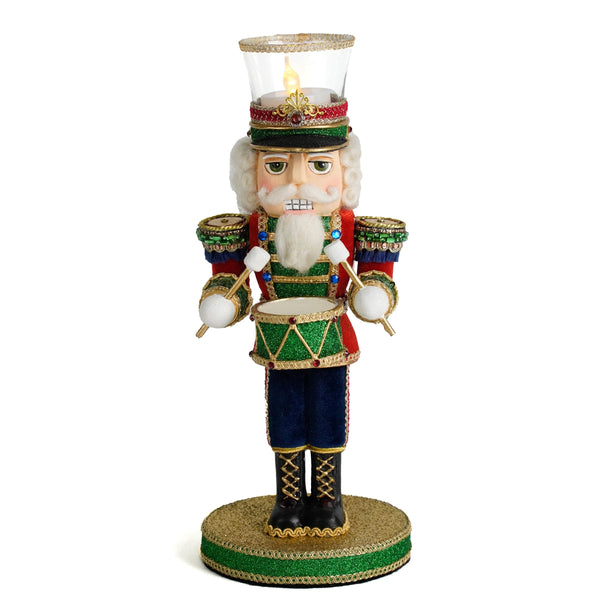 Load image into Gallery viewer, Katherine's Collection Drumming Nutcracker Votive Holder
