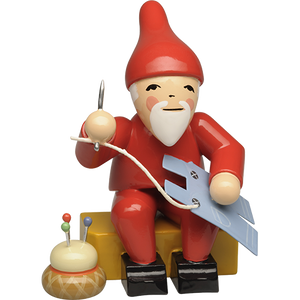 Wendt & Kuhn Gnome with Needle and Thread Figurine