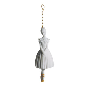 Lladro Ballerina Christmas Ornament - Golden Lustre