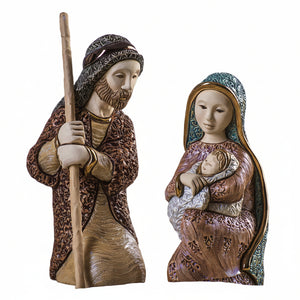 De Rosa Collections Holy Night Mary & Joseph Figurine
