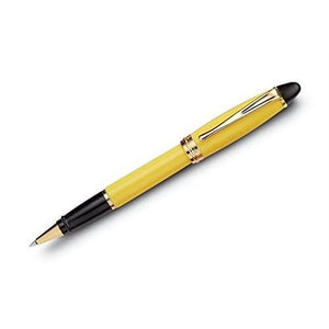 Aurora Ipsilon Resin Yellow Rollerball Pen