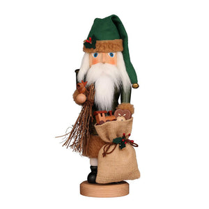Christian Ulbricht Nutcracker - Santa Claus in Green - 15.7"H