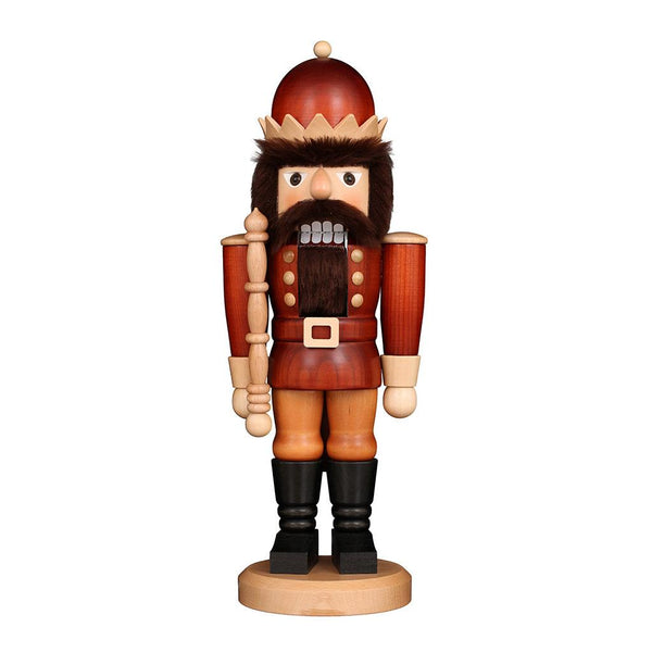 Load image into Gallery viewer, Christian Ulbricht Nutcracker - King (Natural) - 16.7&quot;H
