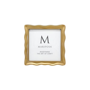 Mariposa Wavy Gold 4x4 Frame