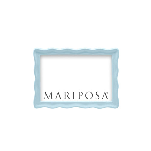 Mariposa Wavy Dusty Blue 4x6 Frame