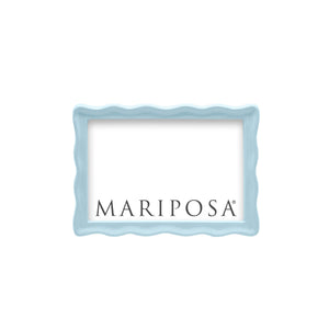 Mariposa Wavy Dusty Blue 4x6 Frame