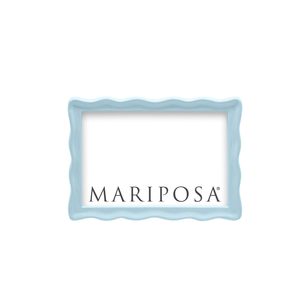 Mariposa Wavy Dusty Blue 4x6 Frame