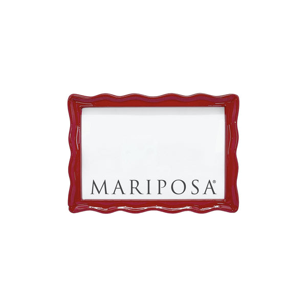 Load image into Gallery viewer, Mariposa Wavy Red 4x6 Frame
