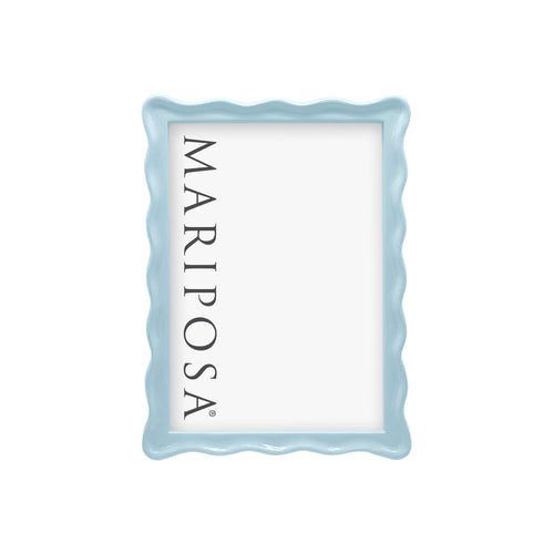 Mariposa Wavy Dusty Blue 5x7 Frame