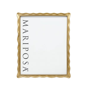 Mariposa Wavy Gold 8x10 Frame