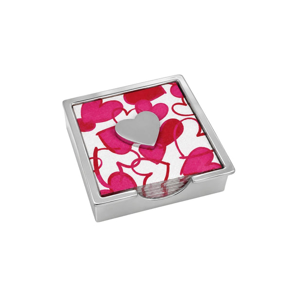 Load image into Gallery viewer, Mariposa Classic Heart (3341) Signature Napkin Box Set

