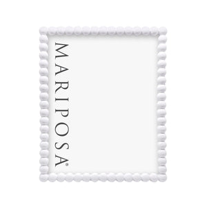 Mariposa Baubles White 8x10 Frame